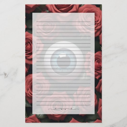 Gezien onder de Rozen Briefpapier (Voorkant)