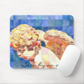 "Geziend door een engel" mousepad Muismat (Met muis)