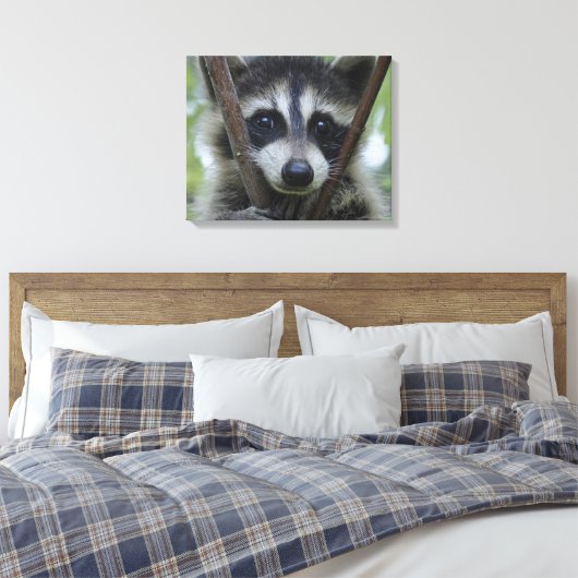 Geziene ogen canvas afdruk (Insitu (Slaapkamer))