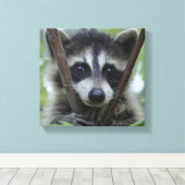 Geziene ogen canvas afdruk (Insitu (Houten vloer))