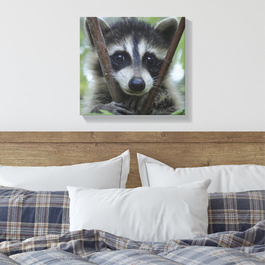 Geziene ogen canvas afdruk (Insitu (Slaapkamer))