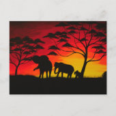 gezin briefkaart (Voorkant)