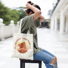 Gezin BROWNS Cruisen Samen PERSONALISEER Tote Bag