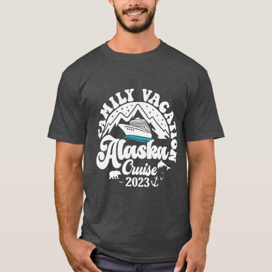 gezin cruise alaska Oversized T-shirt (Voorkant)