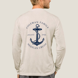 Gezin Cruisevaart Nautilus Anker Maatwerk Tri-Blend Shirt