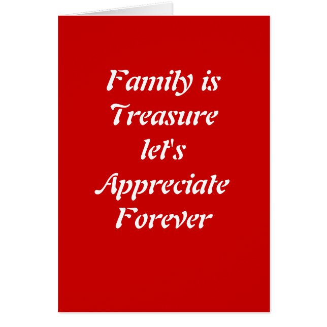 Gezin is schatten (Voorkant)