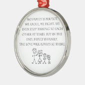 Gezin Metalen Ornament (Links)