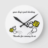 gezin ronde klok (Voorkant)