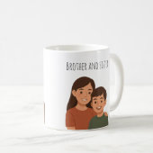 Gezin samen voelt als thuis. koffiemok (Voorkant rechts)