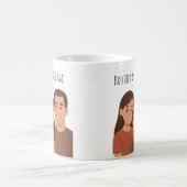 Gezin samen voelt als thuis. koffiemok (Center)