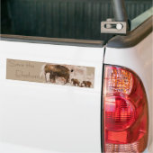 GEZIN VAN ELEPHANTS BUMPERSTICKER (Op Truck)