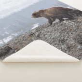 GEZIN VAN HET beer IN GEEL LOWSTON Sherpa Deken (3/4)