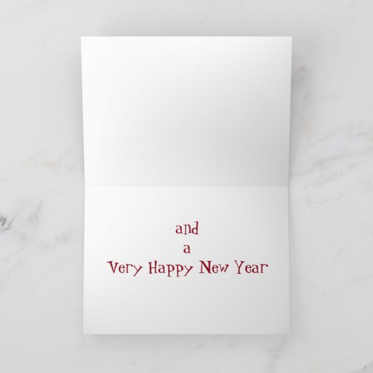 **GEZIN VAN KUSTSNOWMEN** ZIE MERRY CHRISTMAS FEESTDAGEN KAART (Binnen)