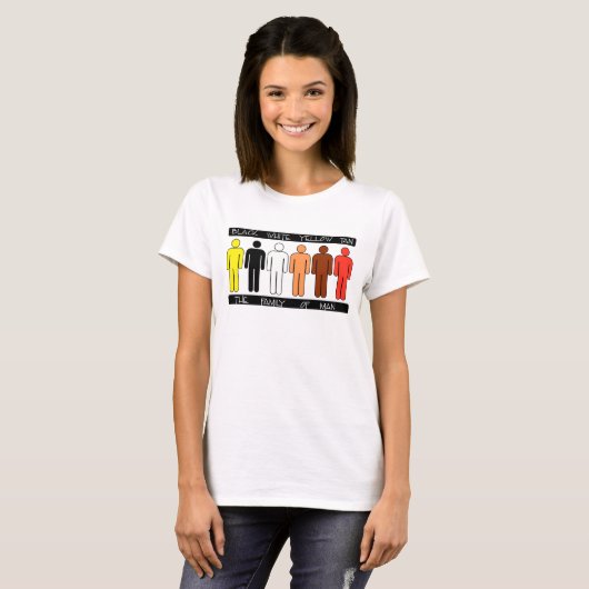 GEZIN VAN MAN T-SHIRT (Voorkant volledig)