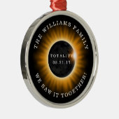 Gezinloosheid Zonnegevaar Aangepast Metalen Ornament (Rechts)