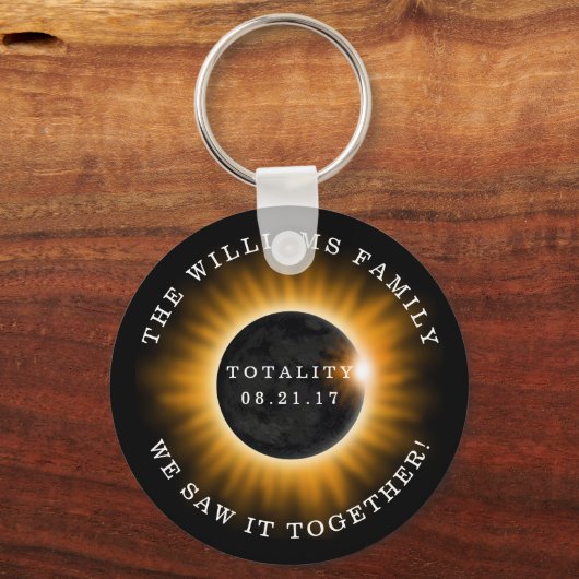 Gezinloosheid Zonnegevaar Aangepast Sleutelhanger (Voorkant)