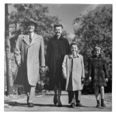 Gezinlopen Tegeltje (Voorkant)