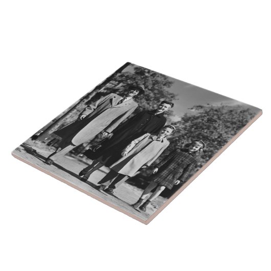 Gezinlopen Tegeltje (Zijkant)