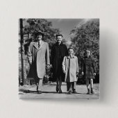 Gezinlopen Vierkante Button 5,1 Cm (Voorkant)