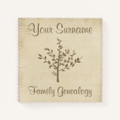 Gezinnegenealogie Notitieboek (Voorkant)