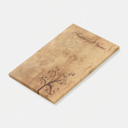 Gezinnegenealogische boom post-it® notes (Schuin)