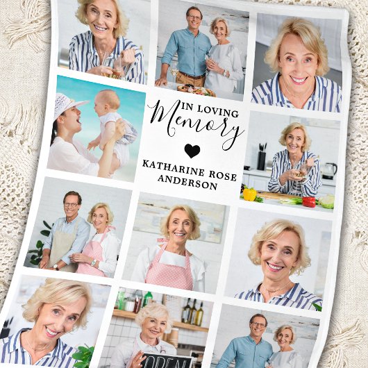 Gezinnen in liefhebbend geheugen 11 Memorial voor  Fleece Deken