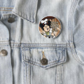 Gezinnen zijn als fudge ronde button 5,7 cm (In situ)