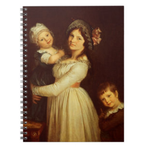 Gezinportret van Madame Anthony en haar kinderen Notitieboek