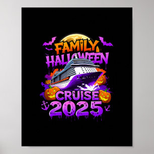 Gezins Halloween Cruise 2025 Griezeldag Vakantie M Poster