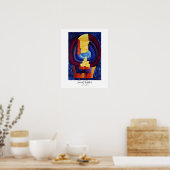 Gezins Schilderij Samen Poster (Keuken)