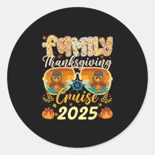 Gezins Turkije Cruise Vakantie Trip 2025 Dankzeggi Ronde Sticker