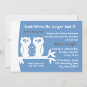 Gezinsadoptie open huis kaart (Voorkant)