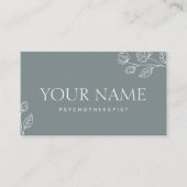 Gezinsadviseur bij psychotherapeut Minimalistisch Visitekaartje (Voorkant)