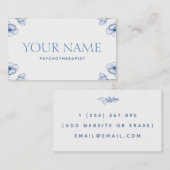 Gezinsadviseur Elegant Classy Visitekaartje (Voorkant / Achterkant)