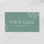 Gezinsadviseur psychotherapeutisch minimalistisch visitekaartje (Voorkant)