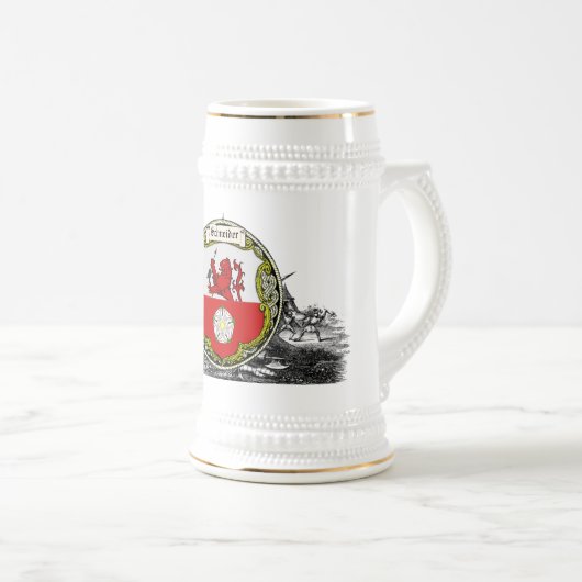 Gezinsarmen van Schneider (Beieren) Bierpul (Voorkant rechts)