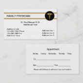 Gezinsarts Visitekaartjes Afsprakenkaartje (Voorkant / Achterkant)