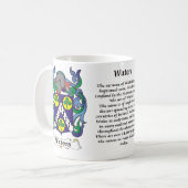 Gezinsbekleding van de mok van de watersfamilie (Voorkant links)