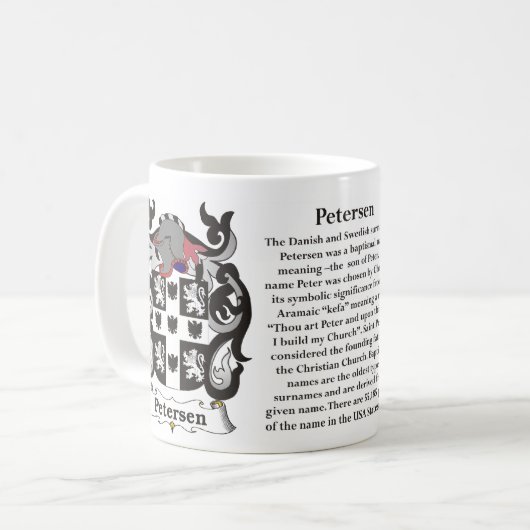 Gezinsbekleding van de Petersen-Mok Koffiemok (Voorkant links)