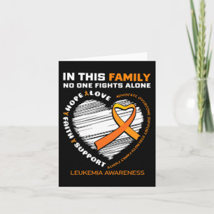 Gezinsbestrijding Leukemie Bewustmakingsproducten  Kaart