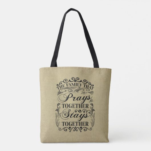 Gezinsbijbels met elkaar samenvoegen tote bag (Achterkant)