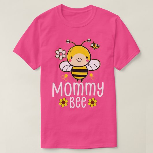Gezinsbijen mama Mam Birthday First Day Out T-shirt (Design voorkant)