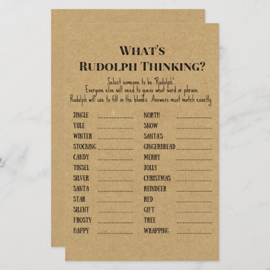 Gezinsbijtend kerstfeest (Voorkant / Achterkant)