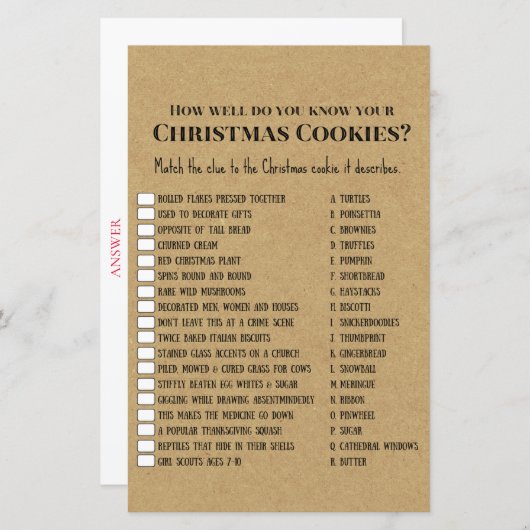 Gezinsbijtend kerstfeest (Voorkant / Achterkant)