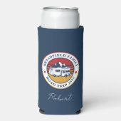 Gezinsblokkering - Aangepast Seltzer Blikjeskoeler (Seltzer Voorkant)