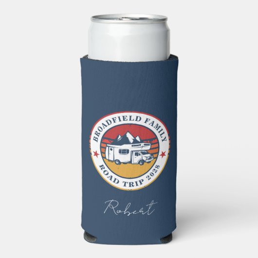 Gezinsblokkering - Aangepast Seltzer Blikjeskoeler (Seltzer Voorkant)