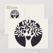 Gezinsboomliefhebber Uitnodiging Briefkaart (Voorkant / Achterkant)