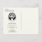 Gezinsboomliefhebber Uitnodiging Briefkaart (Achterkant)