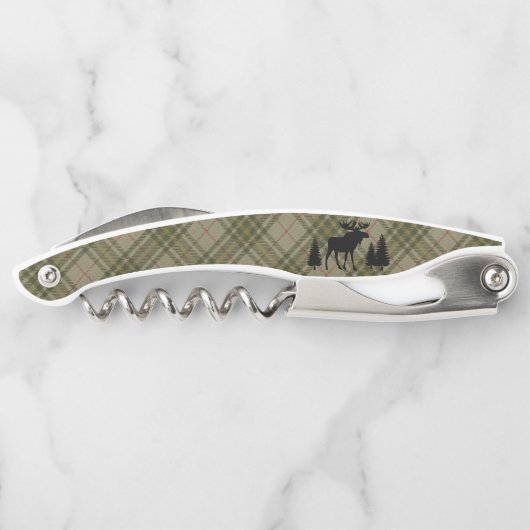 Gezinscabine Moose Pine Trees Sage Green Play Kurkentrekker (Achterkant)