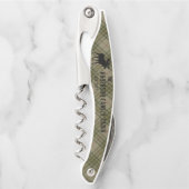 Gezinscabine Moose Pine Trees Sage Green Play Kurkentrekker (Voorkant)